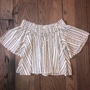 Urban Outfitters Cropped Off the Shoulder Top